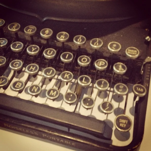 Just bought a new vintage laptop. (Taken with Instagram)