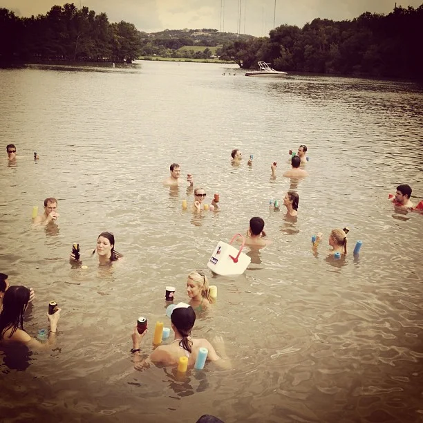 Just another Friday at Thinktiv… (Taken with Instagram at Bull Creek Cove)