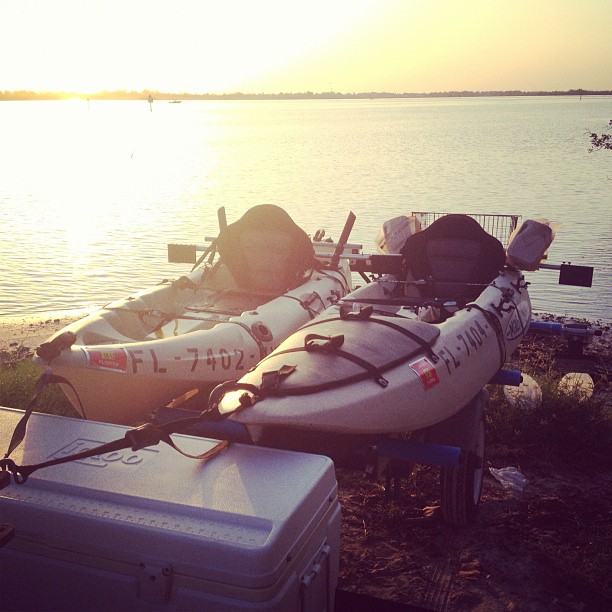 Angling (Taken with Instagram at Coquina Beach)