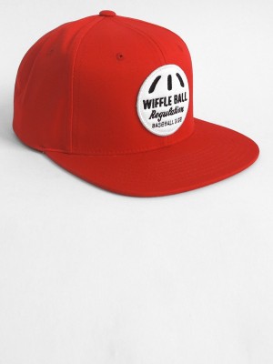 NO MAS - RED WIFFLE BALL SNAP BACK BY STARTER