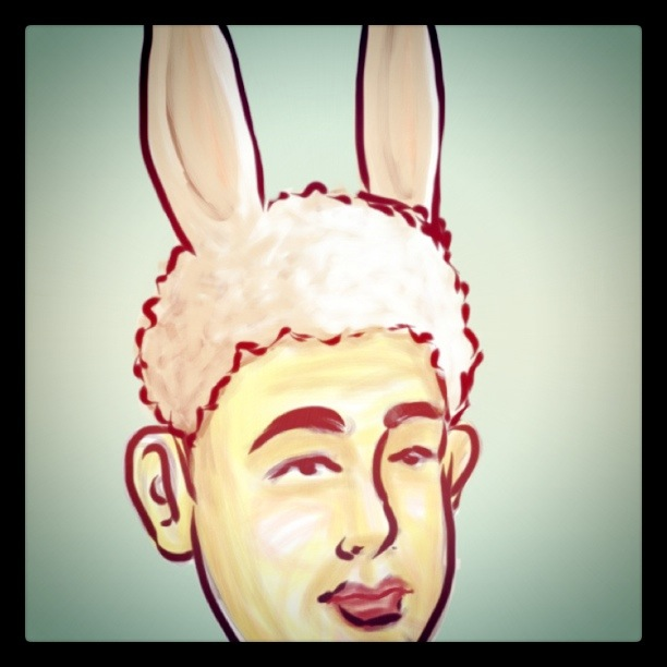 I painted this using the SketchBook app for iPad