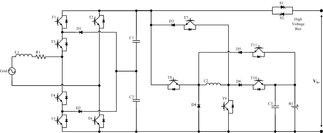  Integrated Bi-directional Power Electronic Converter 