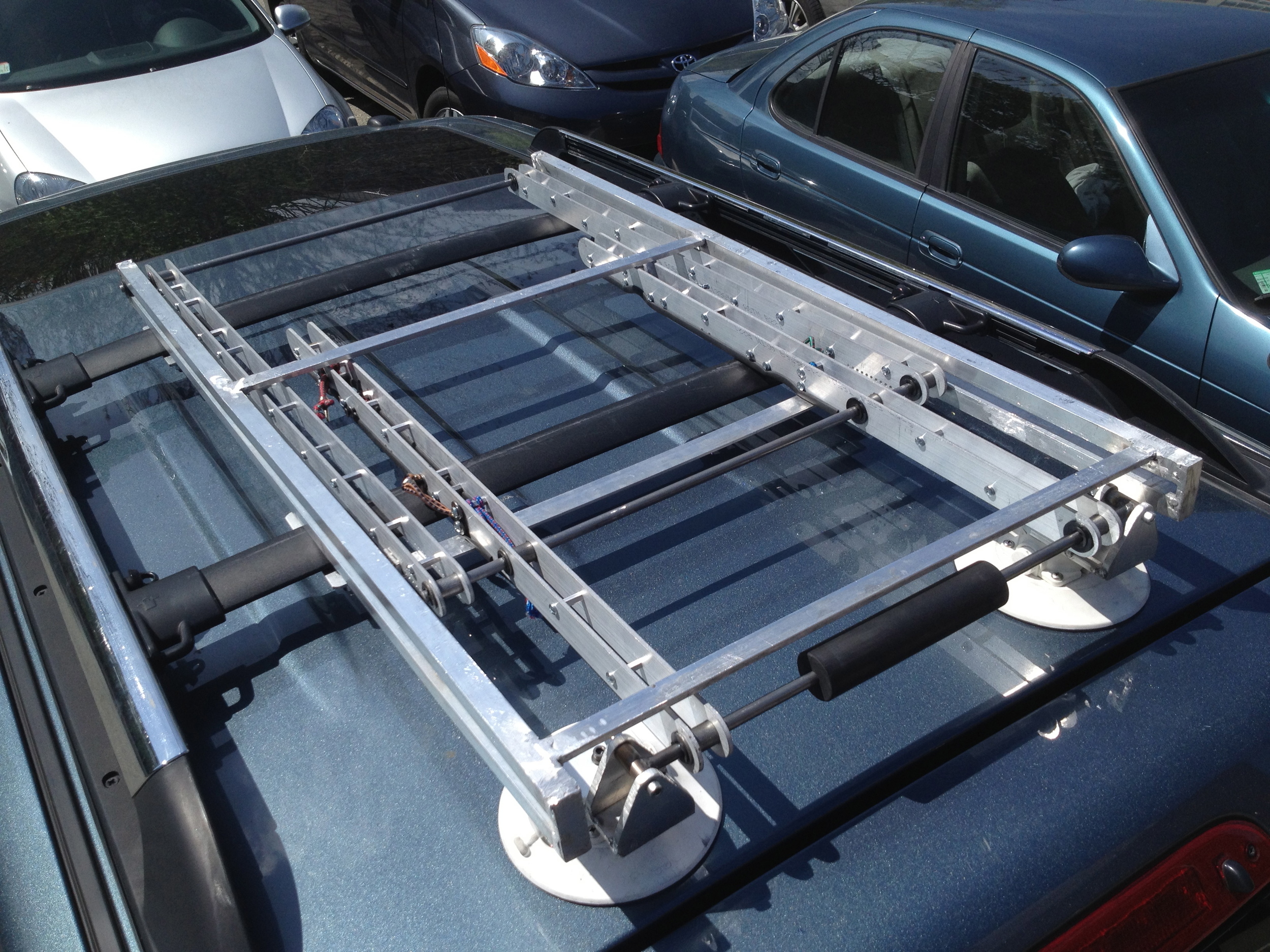 Top view of the alpha prototype before painting