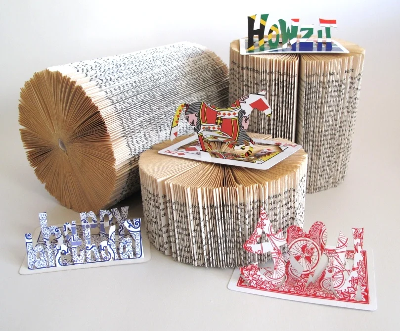 Rolled books and Popup Cards