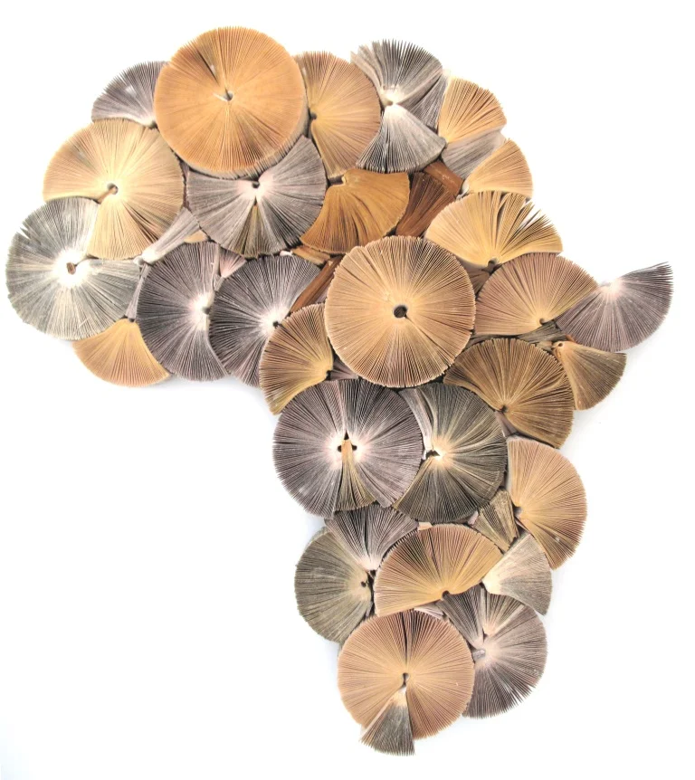 Africa Reinvented Book Sculpture Made by Keri Muller