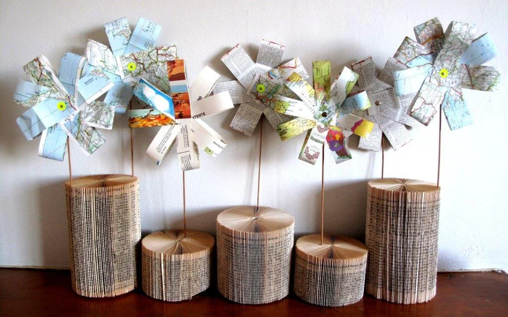 Pinwheel Paper Flowers