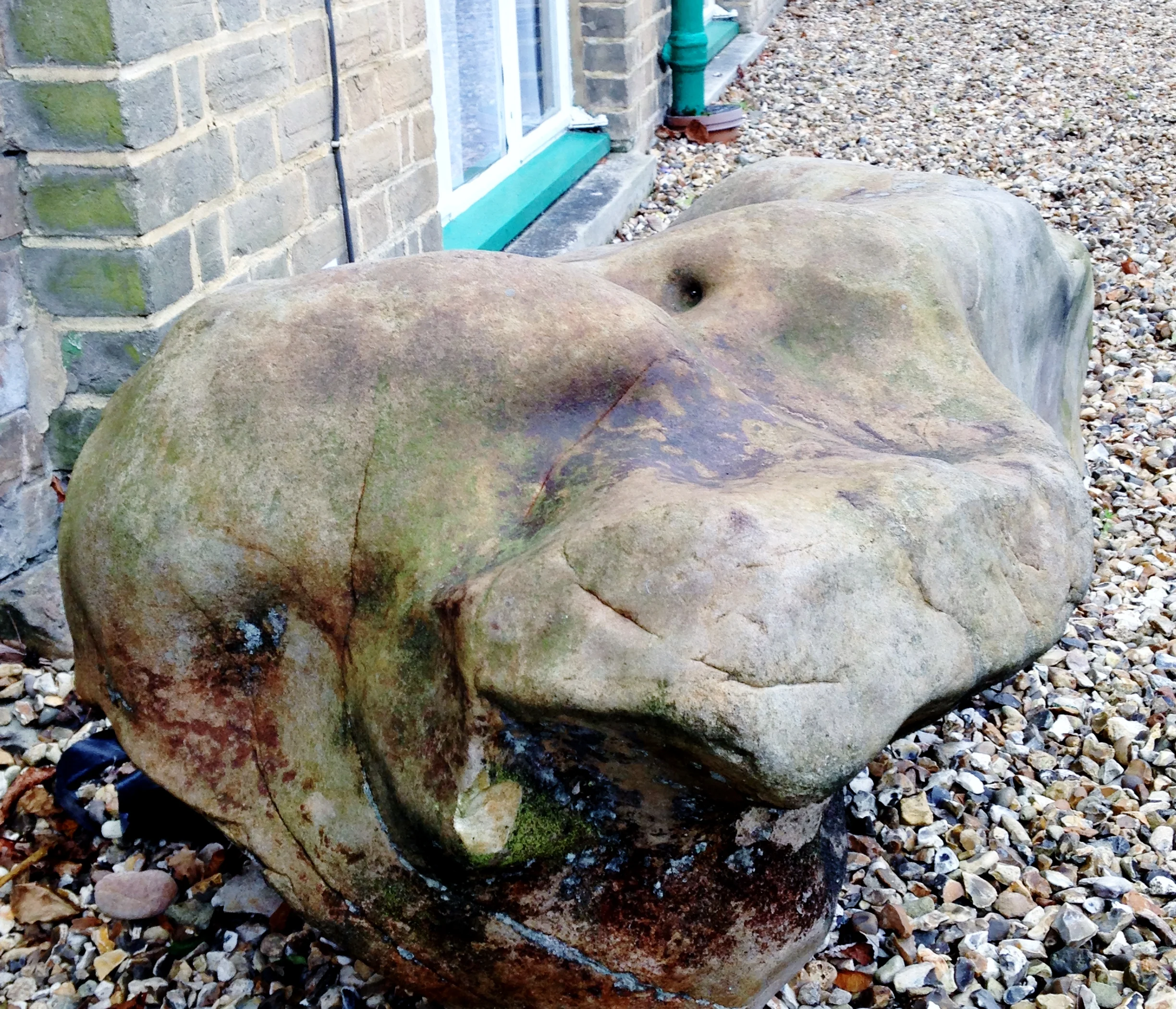 A sarsen stone, recently.