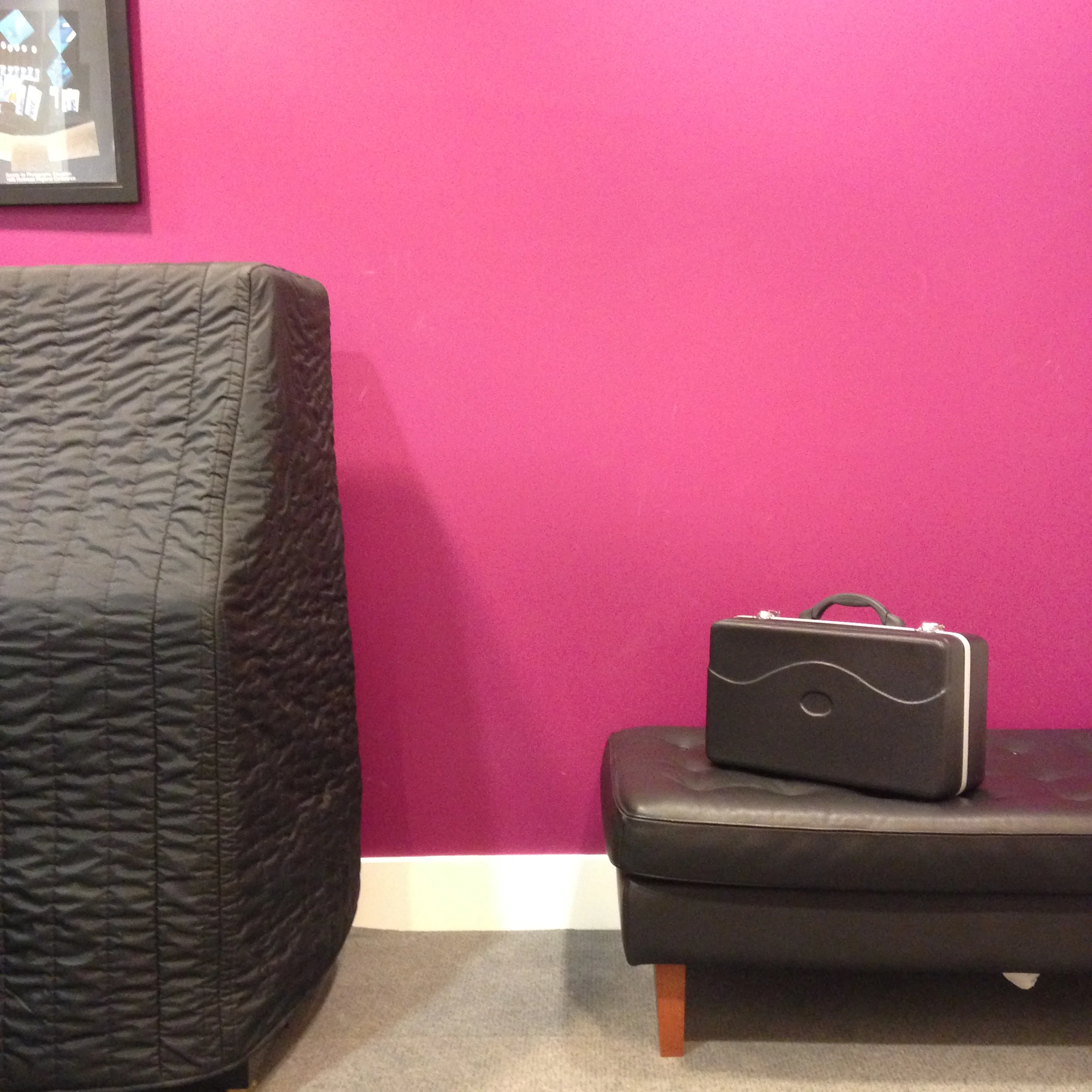 The 'Soloist's dressing room' at Kings Place, Hall Two