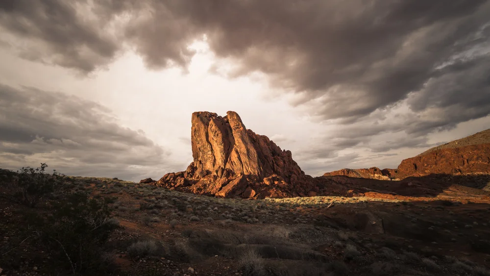 ”Cloud Attack" in Valley of Fire, Nevada, USA (13. Oktober 2012)