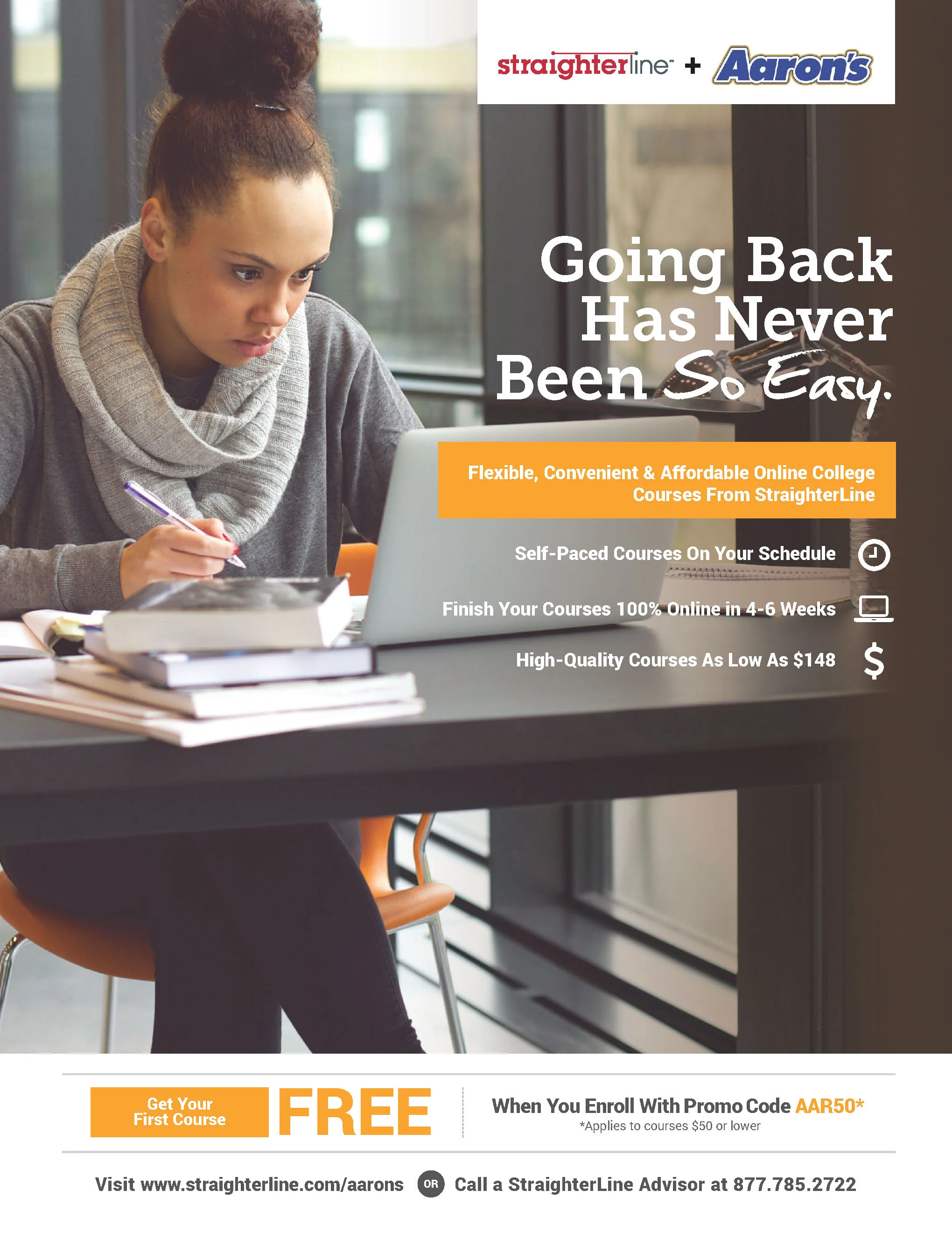 Aaron's Partnership Flyer