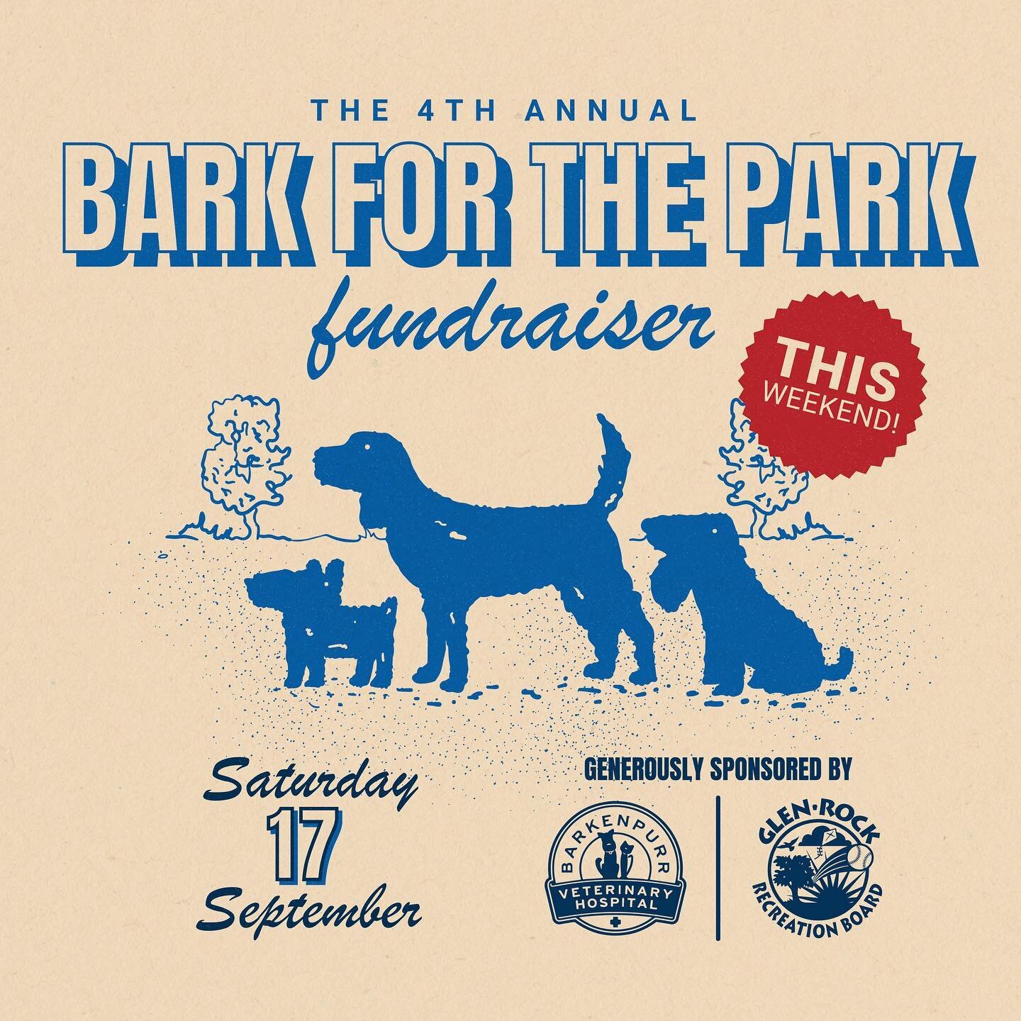Come to @glenrockparkpa from 11-3 to support local makers, sign your dog up to participate in Doggie Olympics, and buy some swag to help the Glen Rock Rec Board raise money for park improvements &amp; new programs! Can&rsquo;t wait to see you 💛🐕&zw