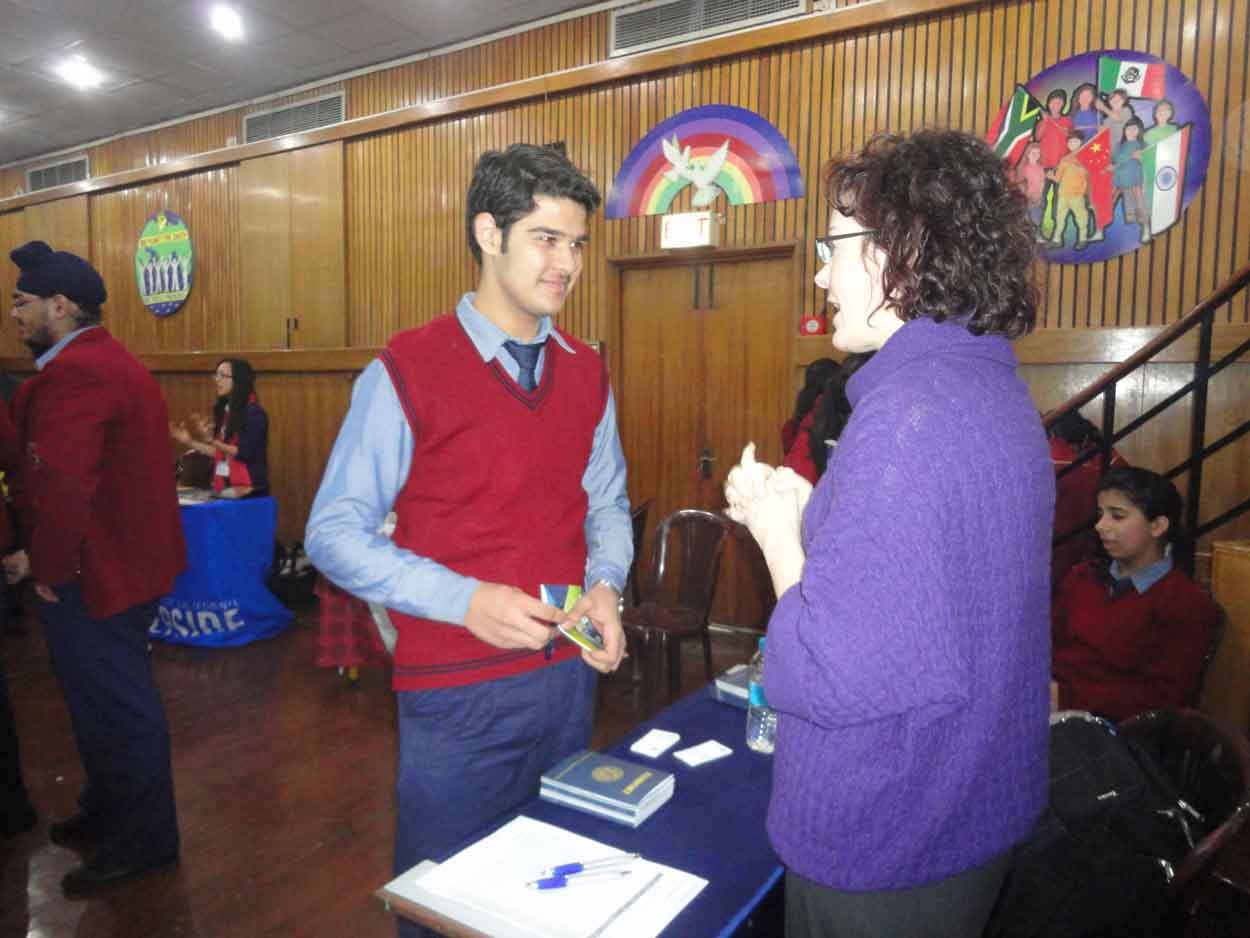 Interaction with university representatives