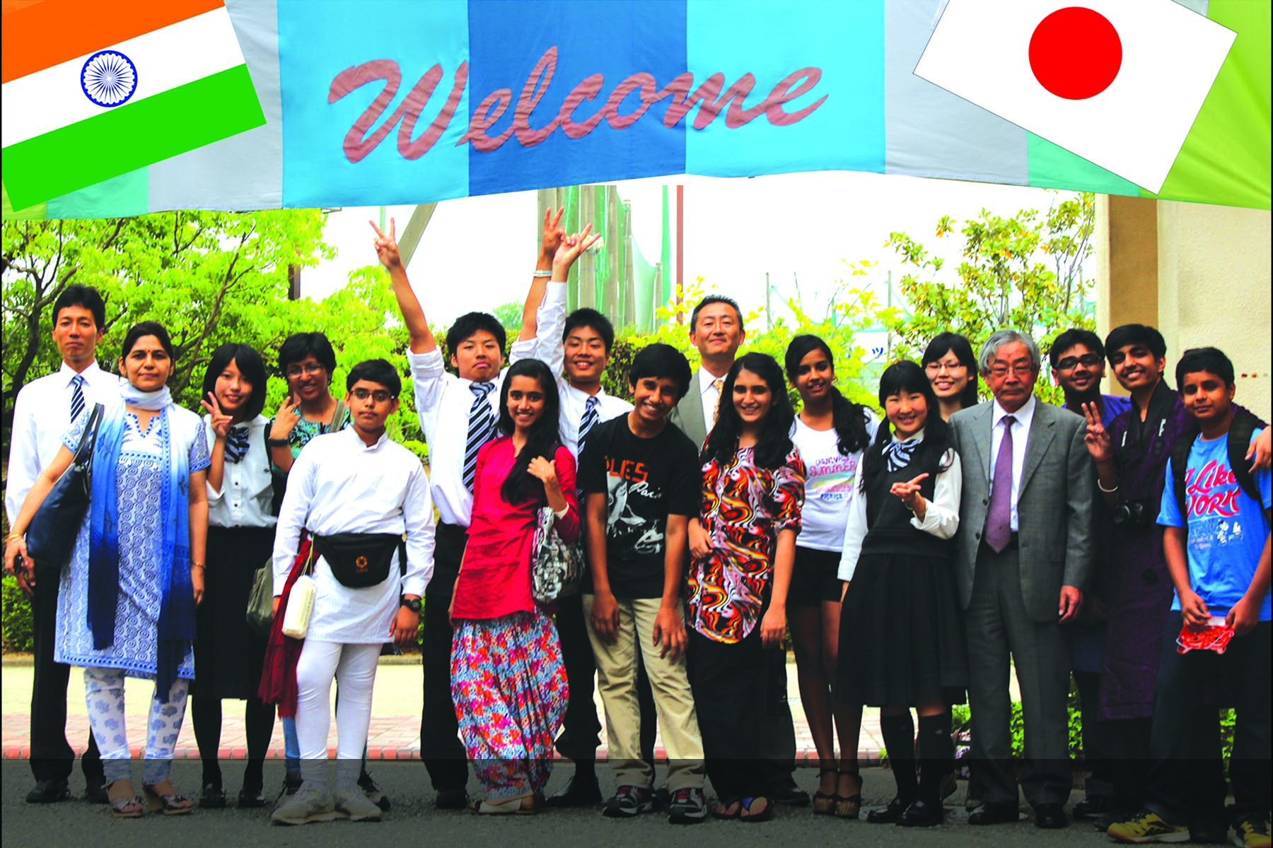 Bluebells visits to Keimei School, Kobe, Japan