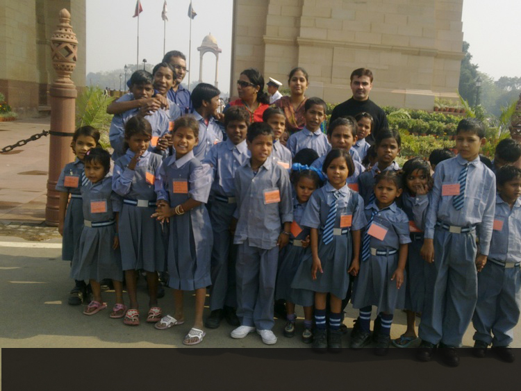 Ankuran Students at India Gate