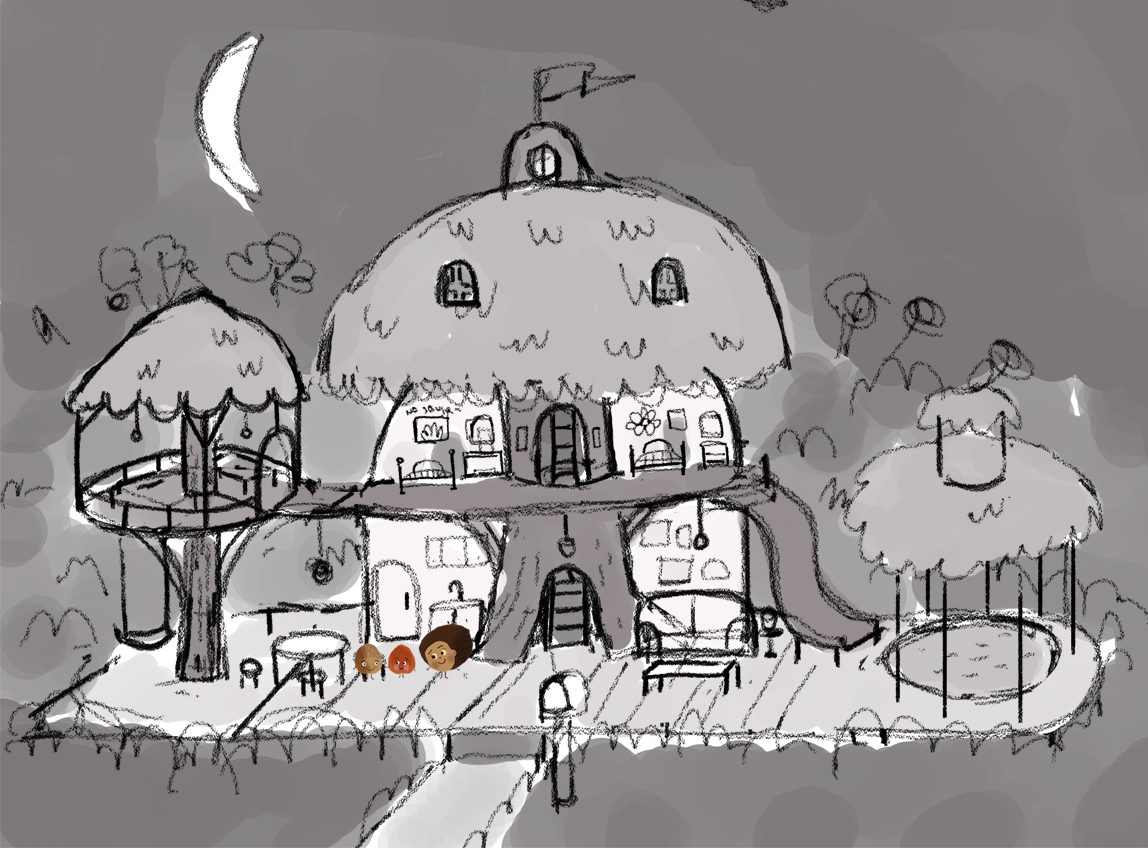 Sketch of Nut House!