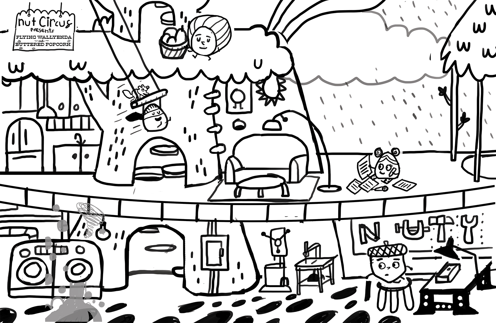 Nuts Bubble Show