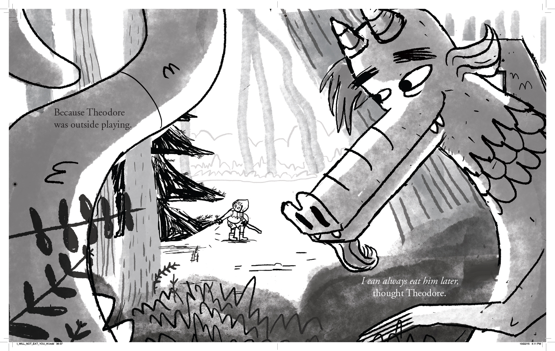 Here's another idea for the last spread. We didn't go this direction because we liked the other ideas for this spread better.
