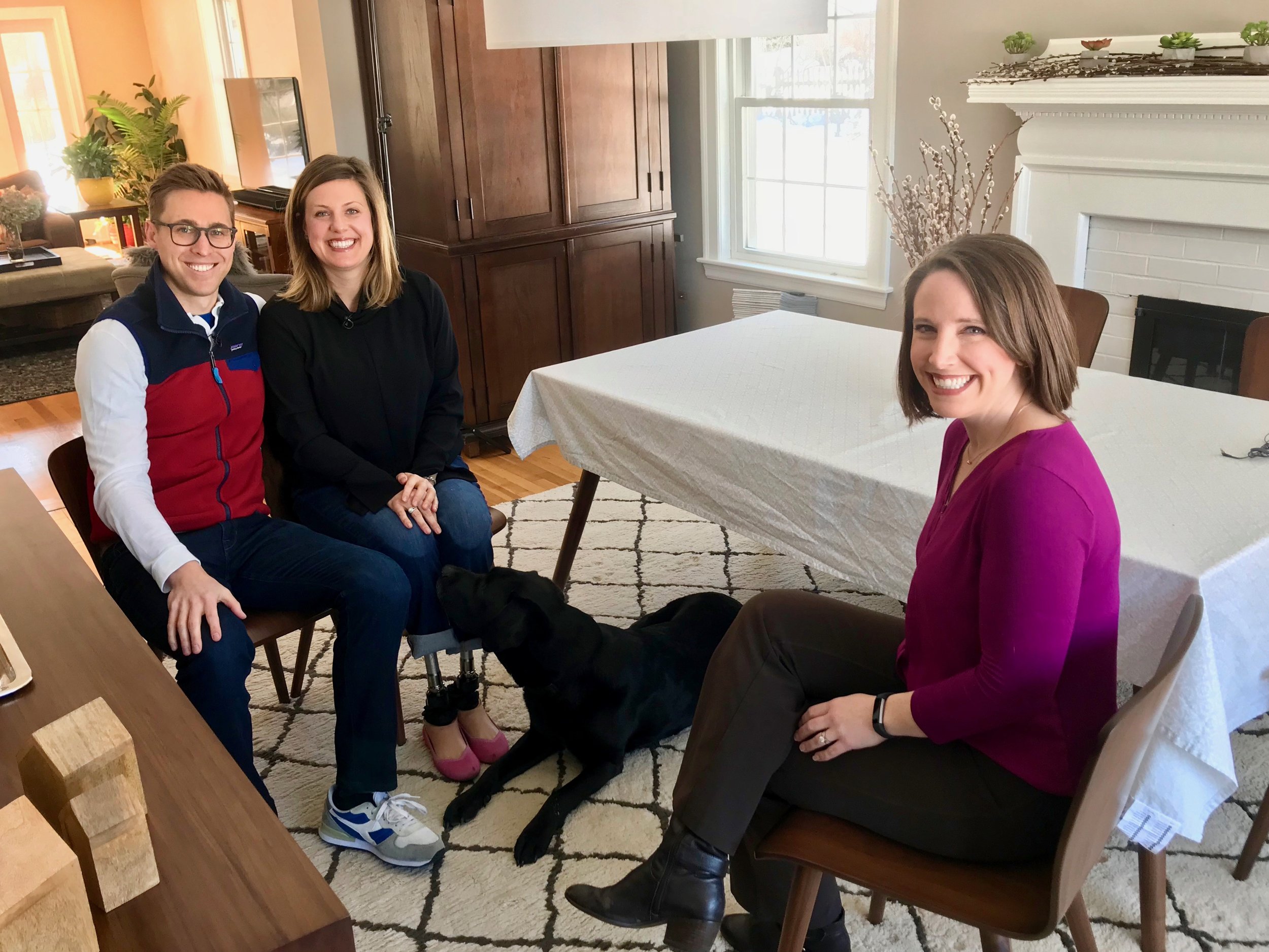 Patrick & Jessica sat down to talk with our local NBC news reporter Alysha Palumbo about drawing RESCUE & JESSICA.