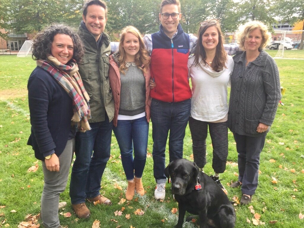 Here I am with the truly amazing RESCUE & JESSICA team—including our editors and art director. 