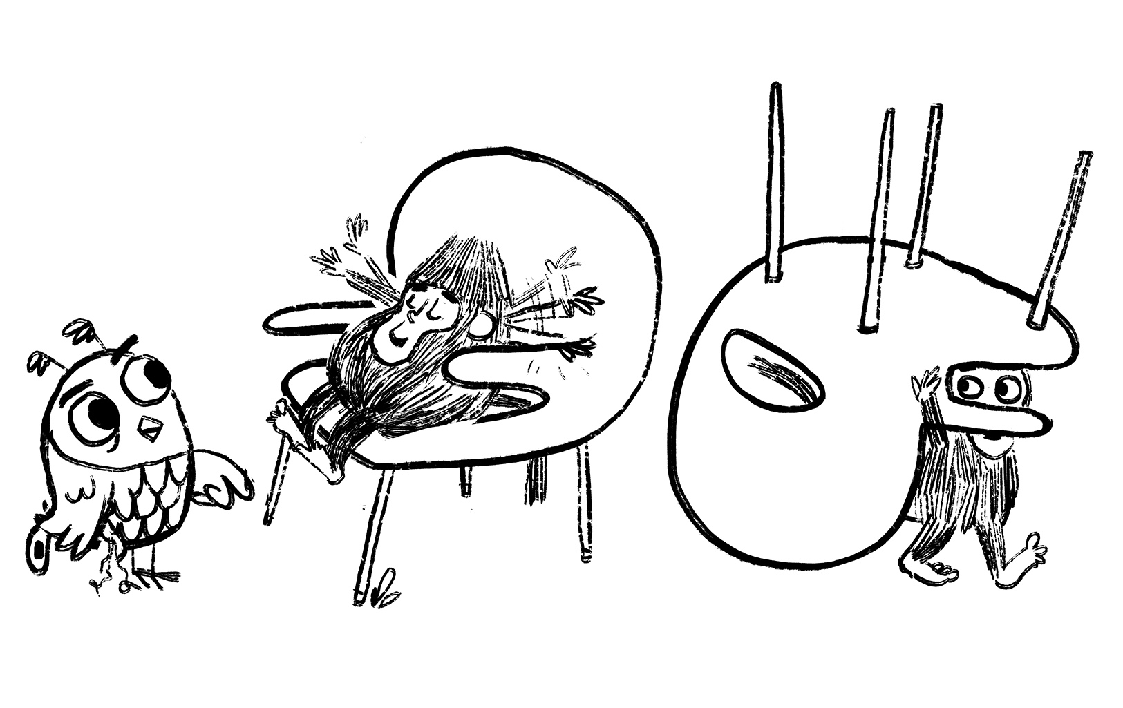 I love Monkey’s chair.