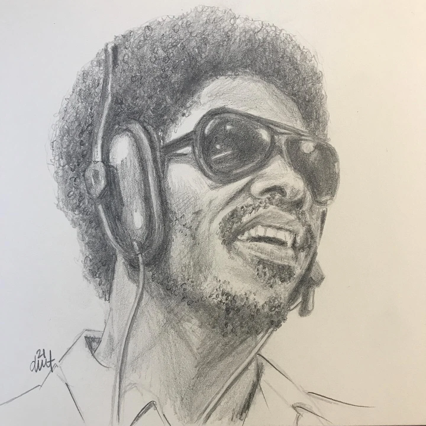 Day13: STEVIE WONDER
“We all have ability. The difference is how we use it.”
pencil in sketchbook 
...
@trekell_art_supplies #trekell30
#nhartist #pencil #graphite #dailyart #sketchbook #moleskine #study #drawingpractice #drawing #makeart
