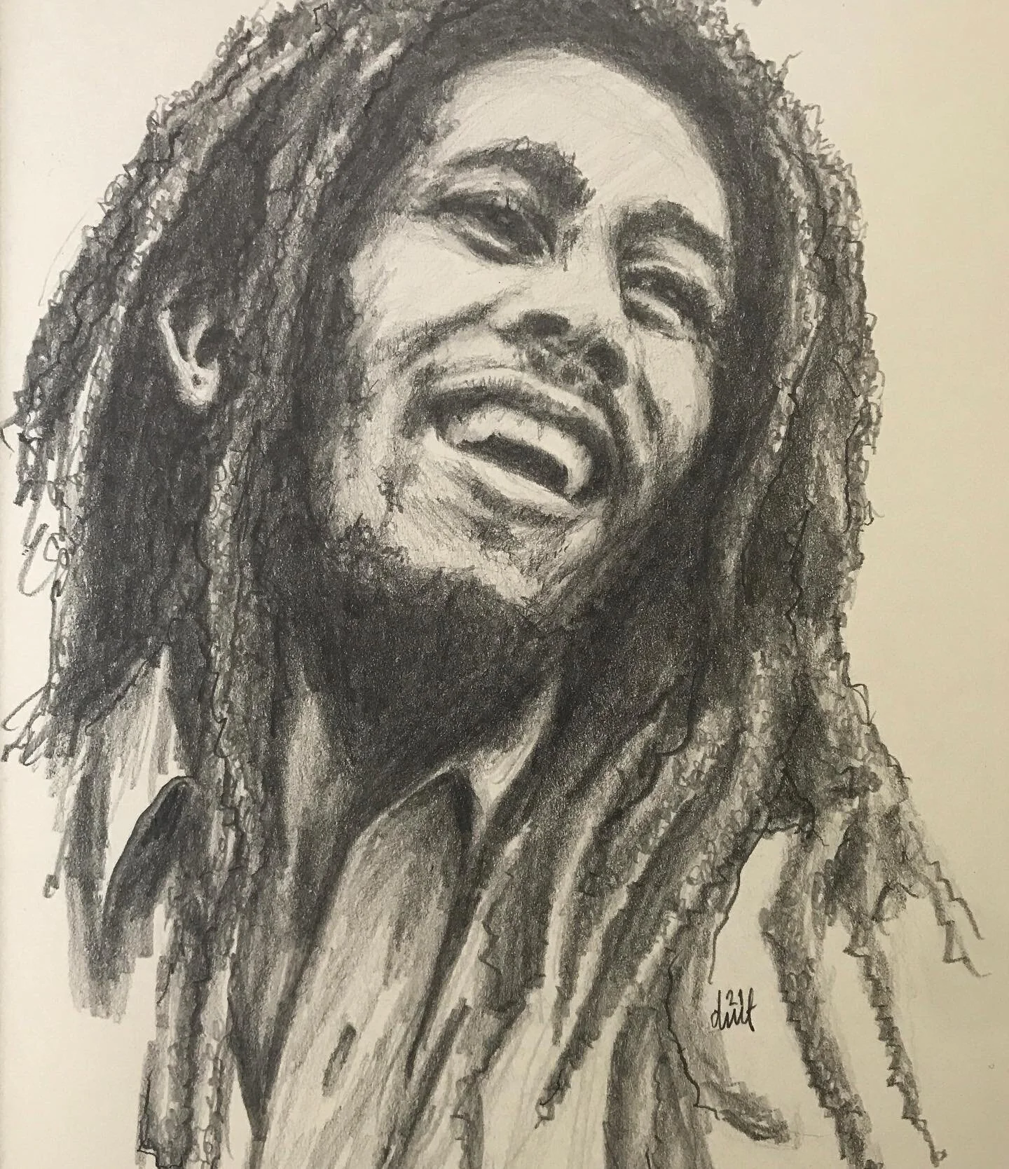 Day17: BOB MARLEY
One love, one heart . . . 
Let’s get together and feel all right
❤️
pencil in sketchbook
....
@trekell_art_supplies #trekell30
#nhartist #pencil #graphite #dailyart #sketchbook #makingfaces #study #drawingpractice #drawing #ma