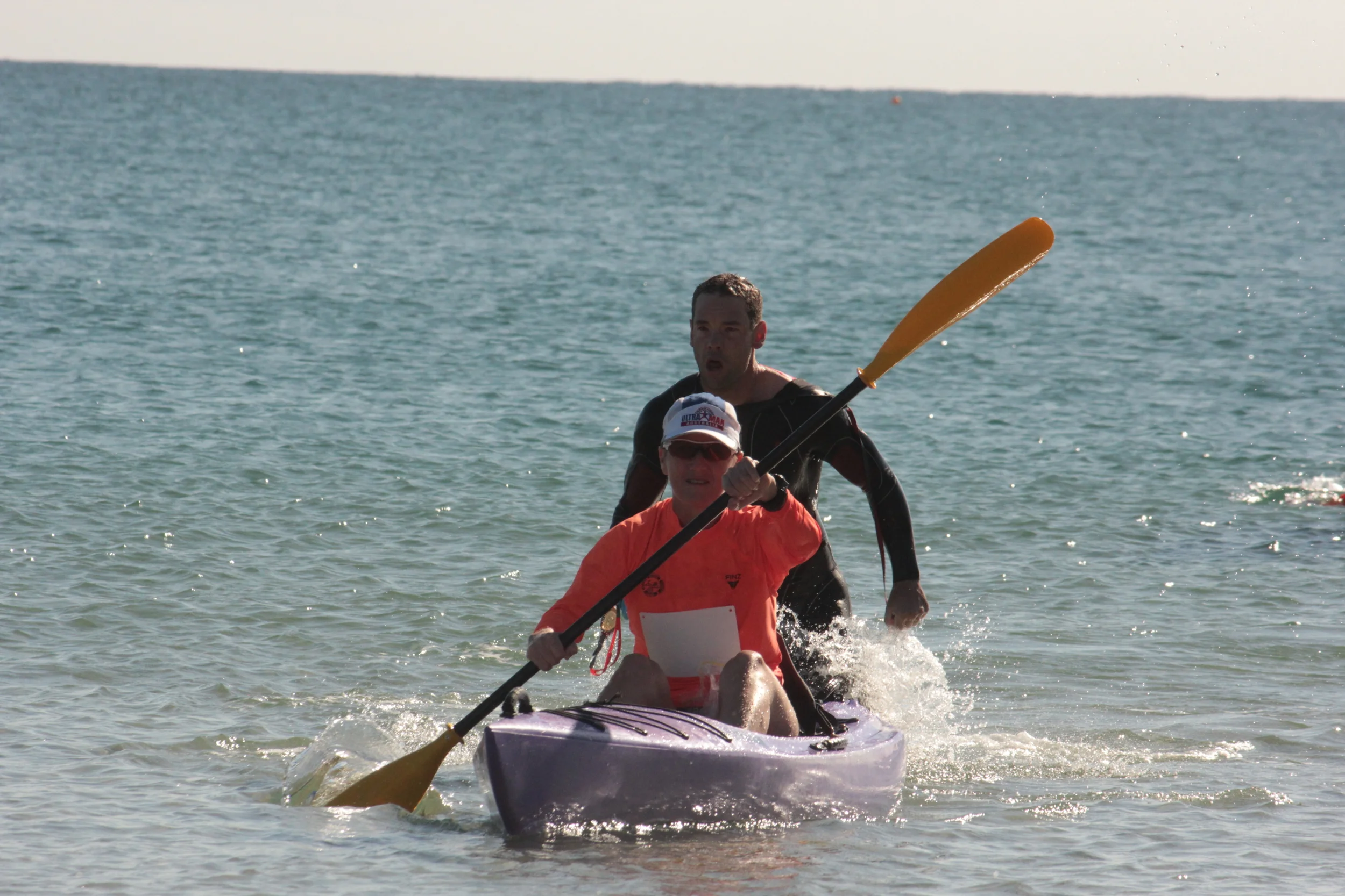 Ultraman - Swim exit