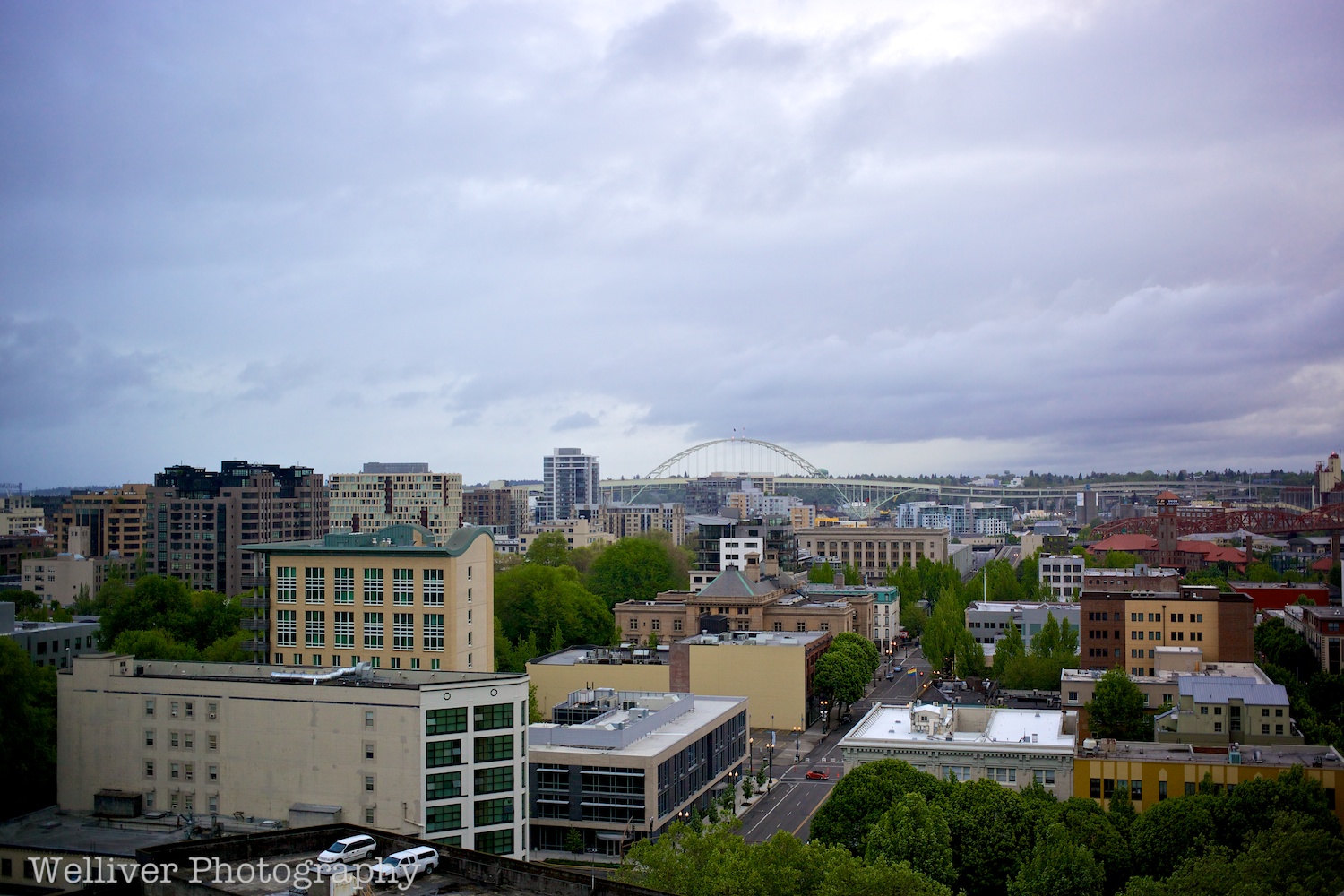 The view from my hotel room that coaxed me outside. 