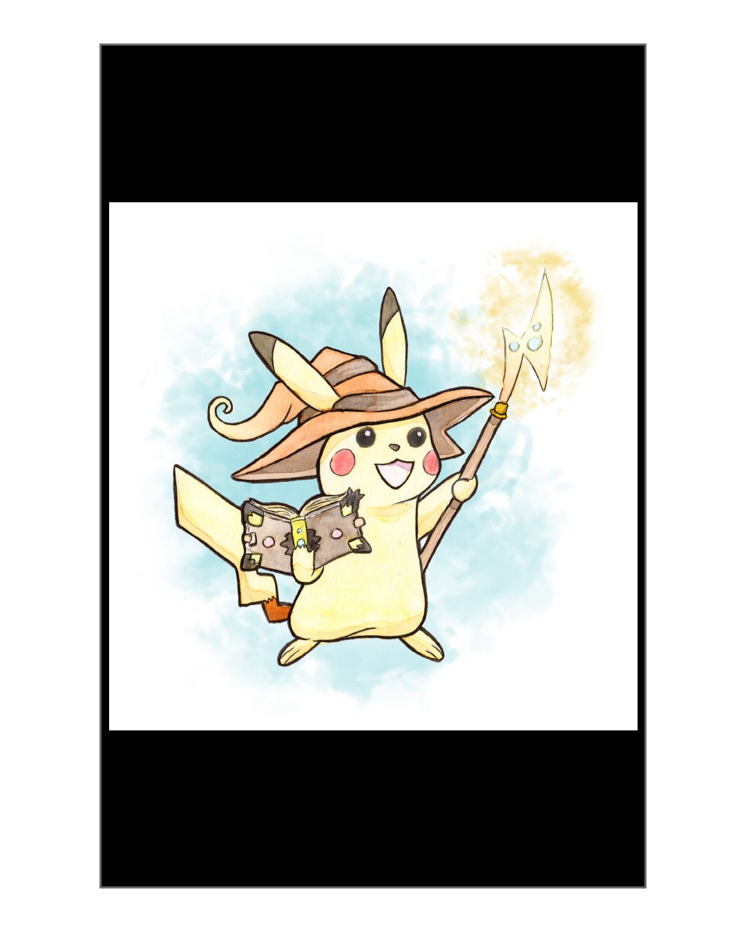 Warrior of Evolution Wizard Pikachu — Travis Bentley Design