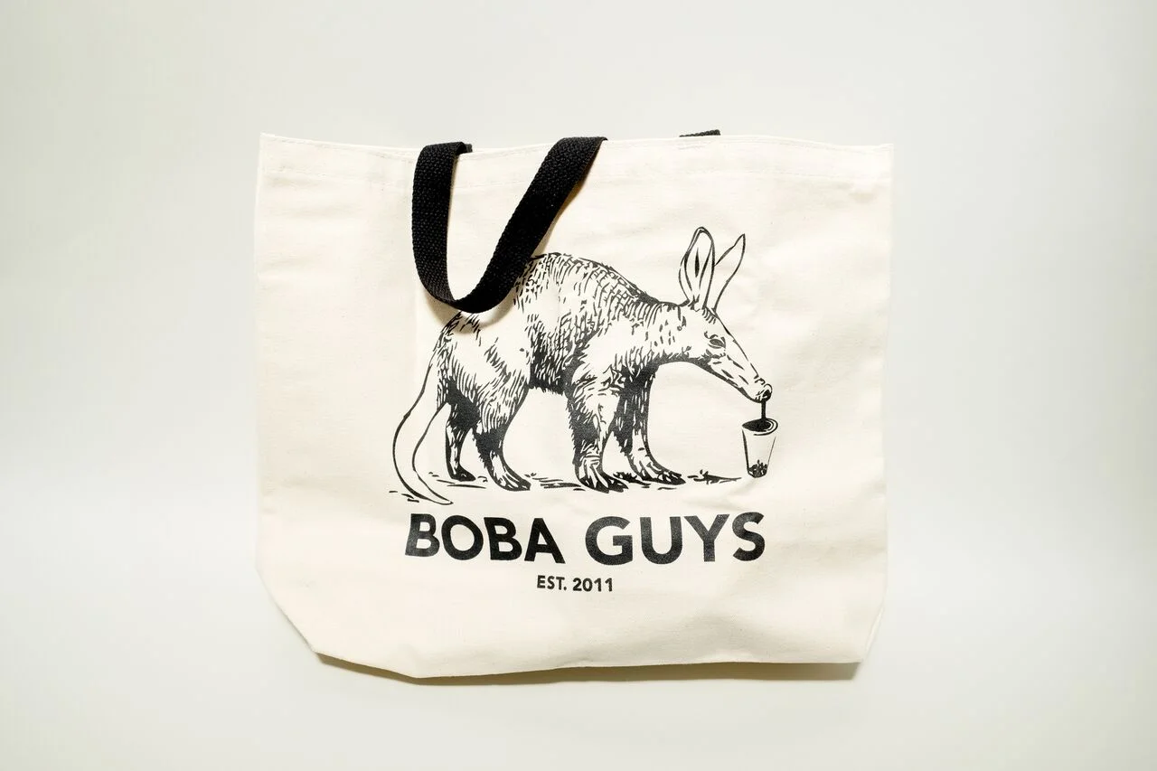 Boba Guys Tote Bag Boba Guys Serving The Highest Quality Bubble Milk Tea In The World - 