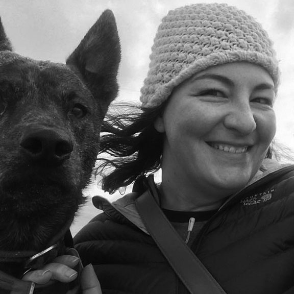 Kellee (designer) and Auggie (muse) enjoying the Oregon Coast - Winter 2016. Photos courtesy of Gypsy Gardner.