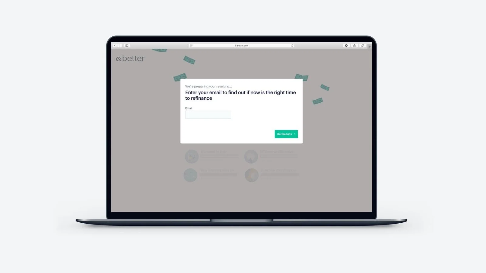 After discussions with marketing, we gated the results with an email capture. We did, however, decide not to validate the email; no matter what email a user put in, they would advance to the results, the hypothesis being that some people would need …