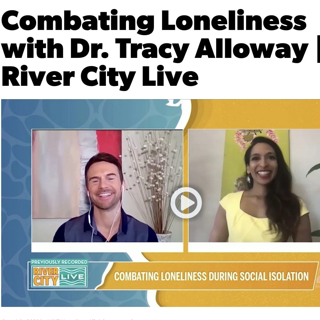 WJXT: Combating Loneliness during #StayAtHome