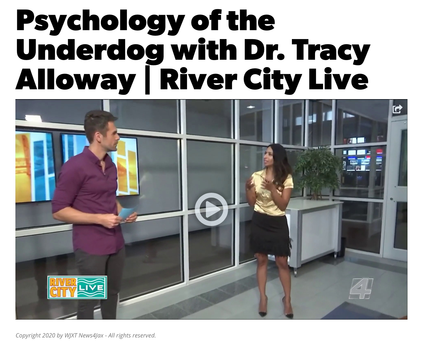 WJXT: The Psychology of Rooting for the Underdog