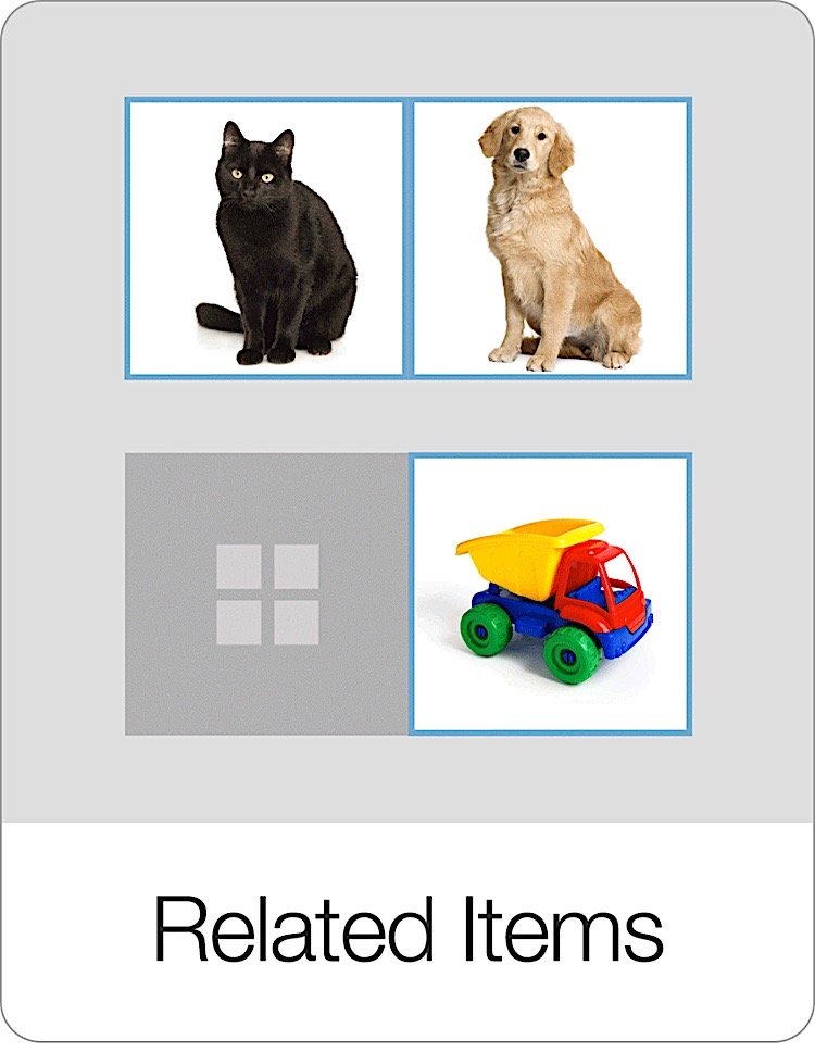 Related Items Flashcards Game