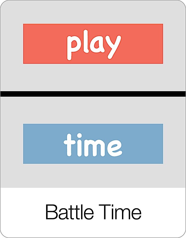 Battle Time Flashcards Game