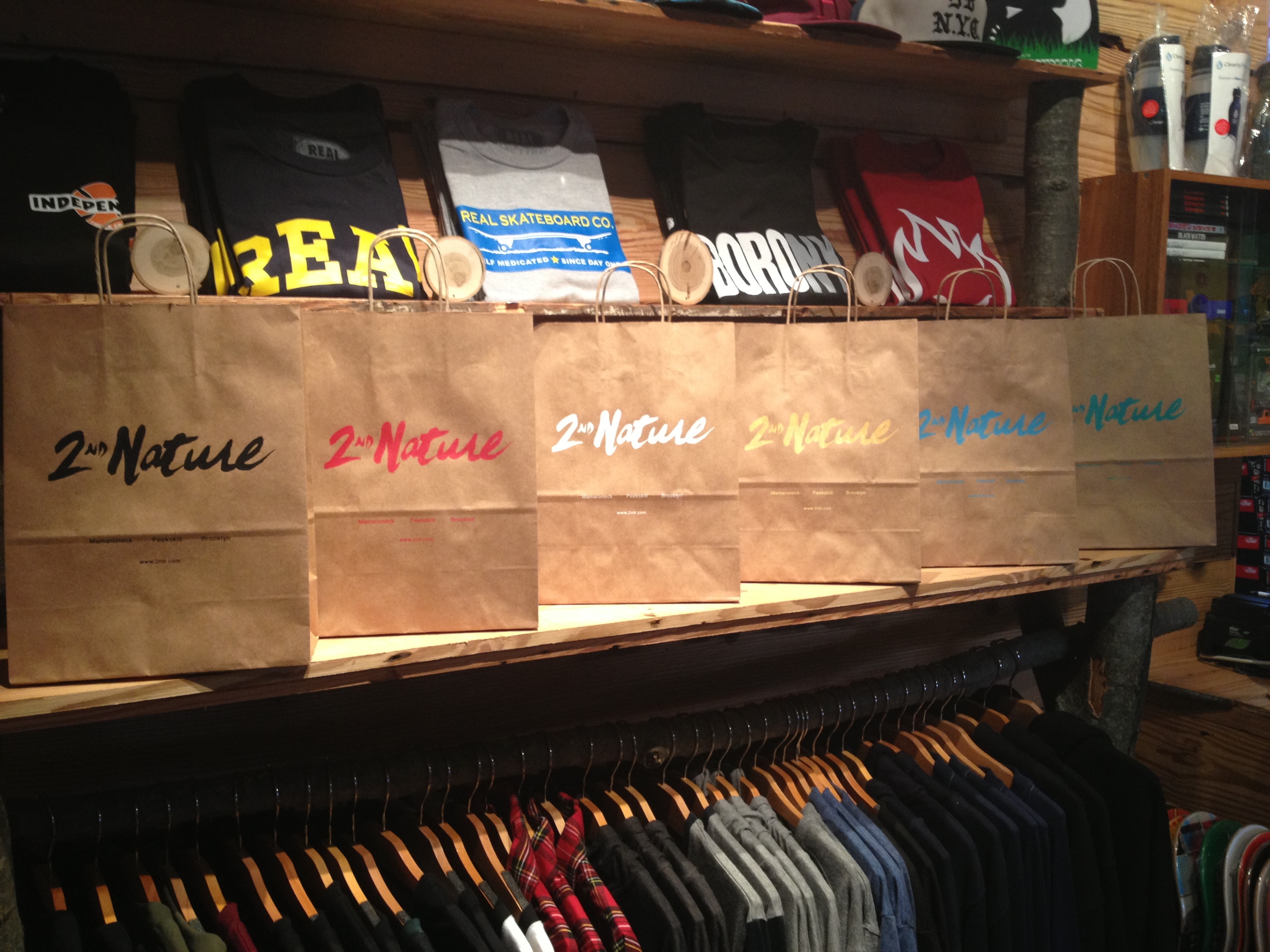 second nature skateshop bags