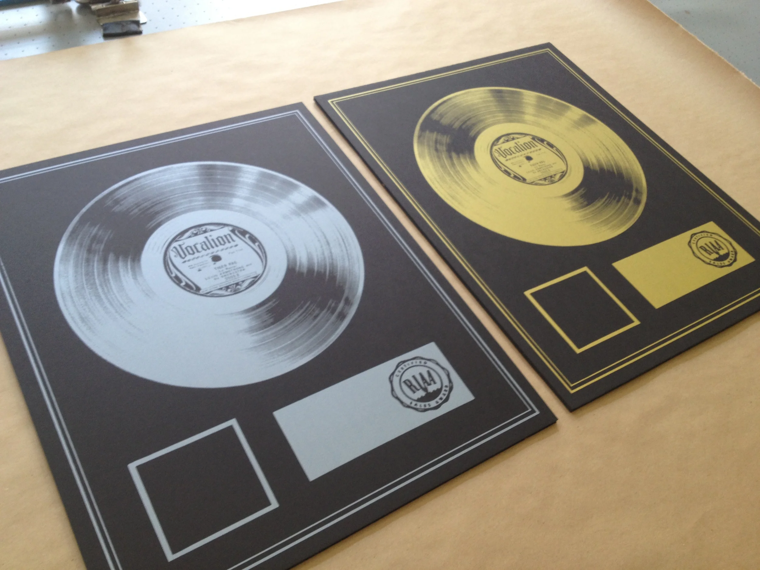 Platinum and Gold Records