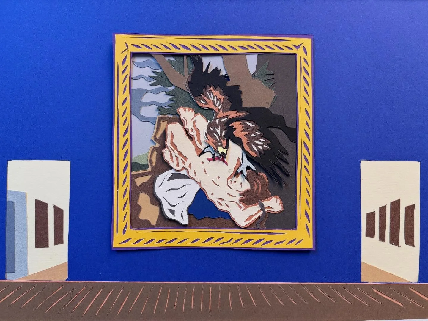 #SneakPreviewSunday new #cutpapercollage by #JosephOpshinskyFineArt - Prometheus Bound by Rubens at the Philadelphia Museum of Art
&bull;
&bull;
&bull;
&bull; 
#philadelphia #philadelphiamuseumofart