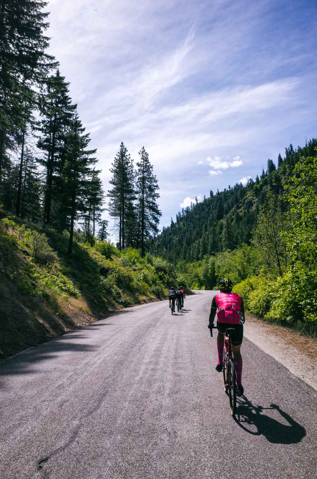Smooth sailing on the way back up the second pass.
