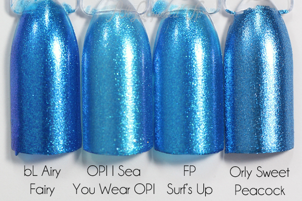 The "in" colours of 2015. Ooooooh, sparkly!