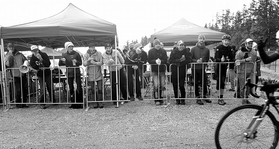 "Encouragement" from the peanut gallery. Photo cred: Ferby Shellbourne .