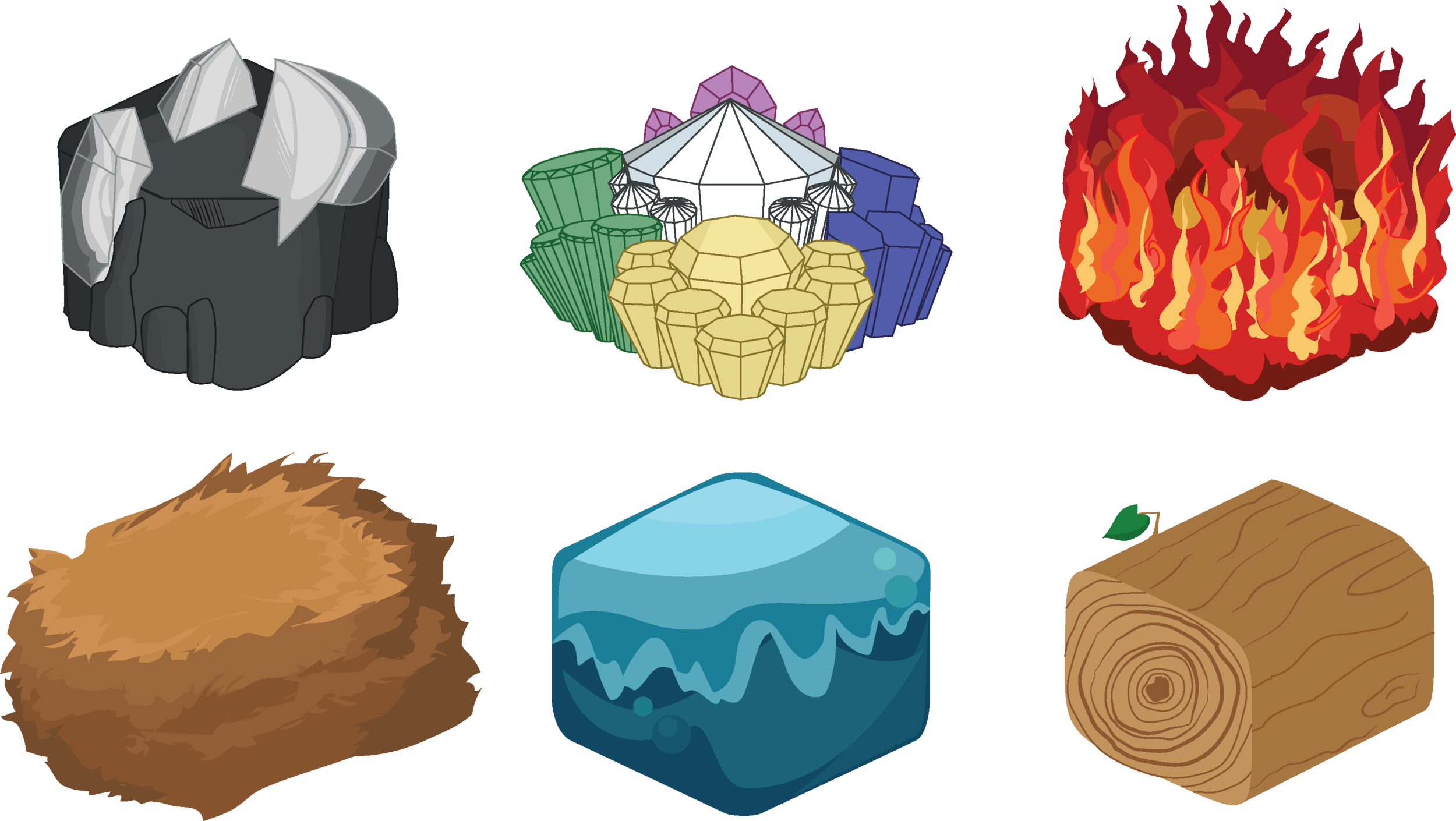 Vector material renders.