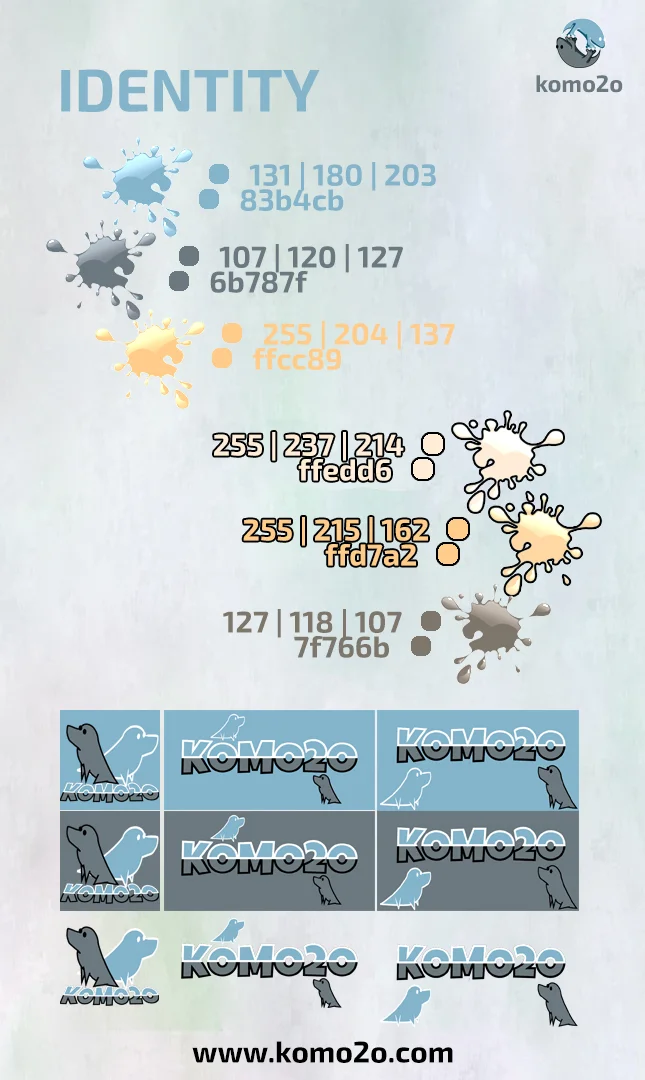 Komo2o branding page 1