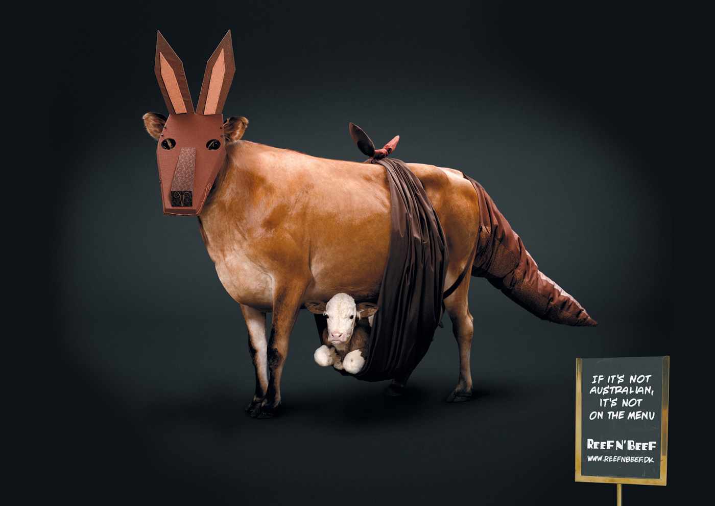 Funny print for Beef n' Reef. Art direction Thomas Ebbesen og Mathias Ambs-Thomsen. Copywriter og kreativ dir. Simon Wooller ( Saatchi)