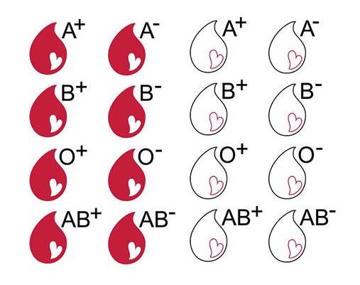 Det er et af disse motiver, du kan vælge at få tatoveret, hvis du vil sprede budskabet om at blive bloddonor.