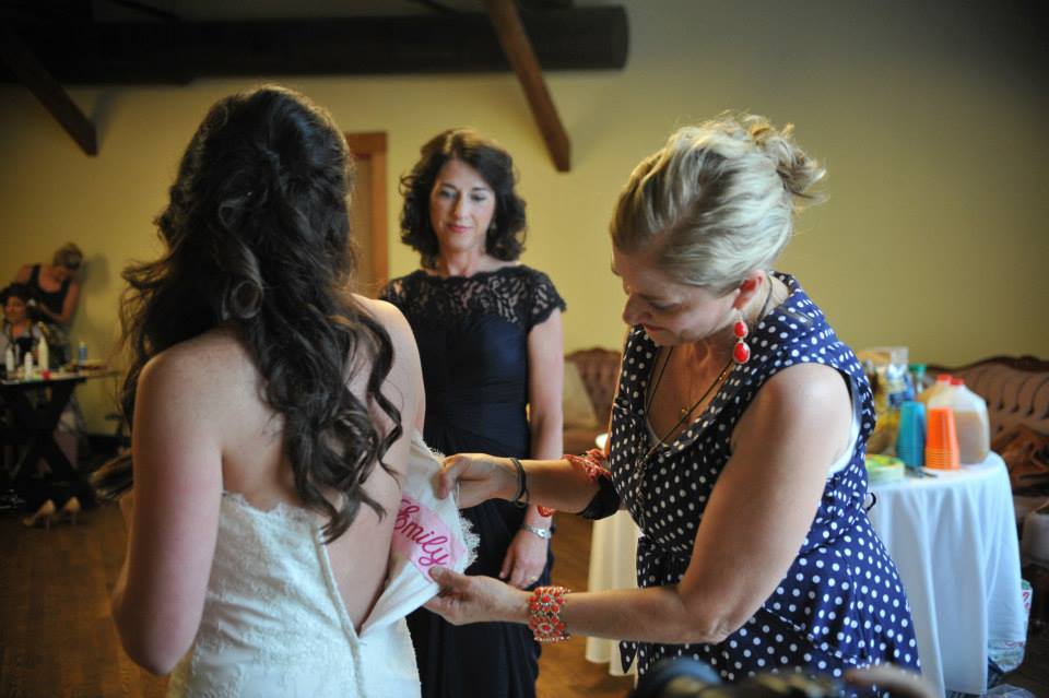 Erin honored her late best friend, Emily, with several nods to her being with them in spirit.