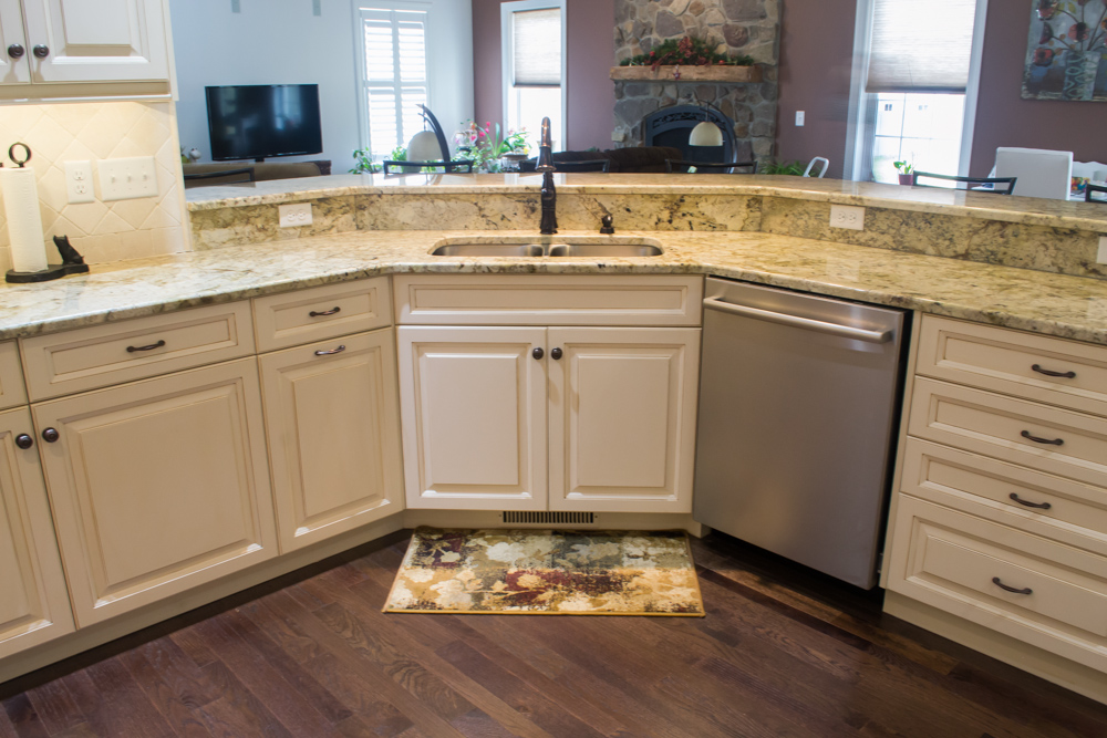 White painted custom cabinetry oyster glaze breakfast bar -11.jpg