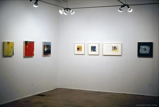 Installation view of solo exhibition at the Kansas City Artists Coalition.
