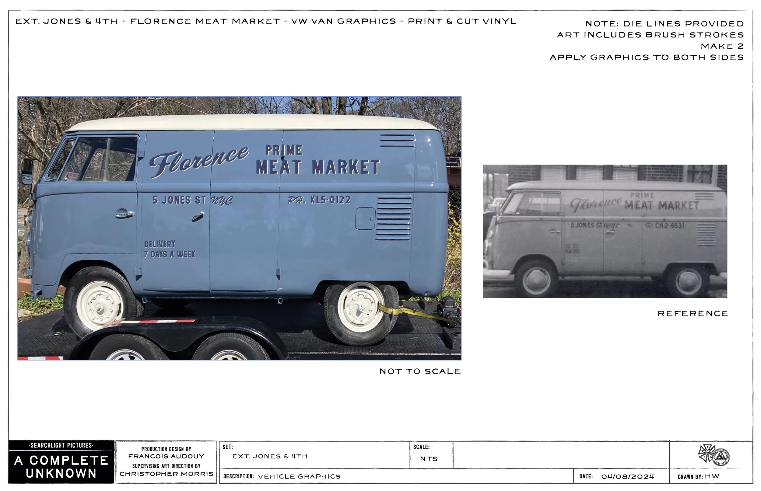 Florence Meat Marking VW Van